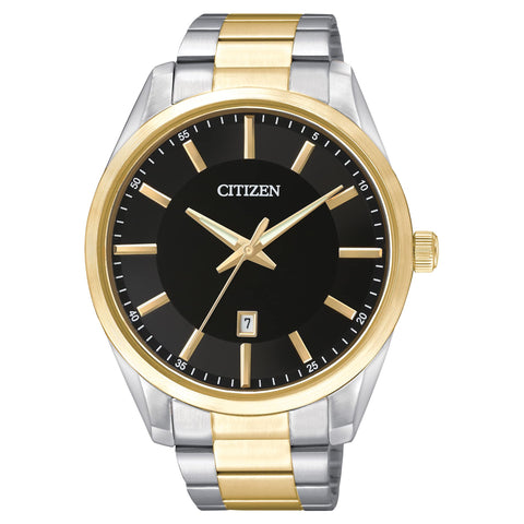 Citizen Quartz Mens Watch, Stainless Steel, Classic, Two-Tone (Model: BI1034-52E) Citizen