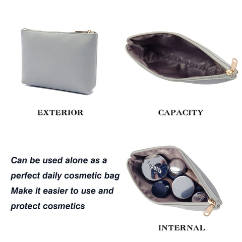 Purses And Wallets Set For Women Work Tote Handbags Shoulder Bag Top Handle Totes Purse With Matching Wallet Grey Large Qiyuer