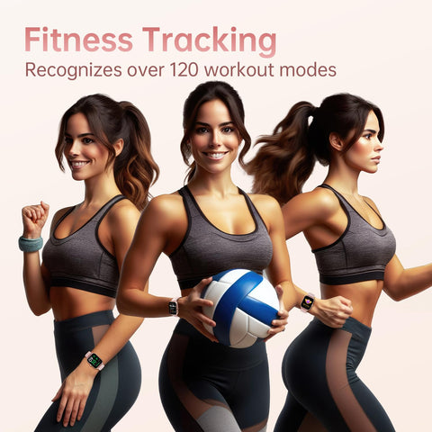 Smart Watch HD Large Display, Smart Watches for Women Men with Clear Bluetooth Calls, 24/7 Health Monitoring, Fitness Tracking, Waterproof Fitness Tracker Watch for Android iOS WNH