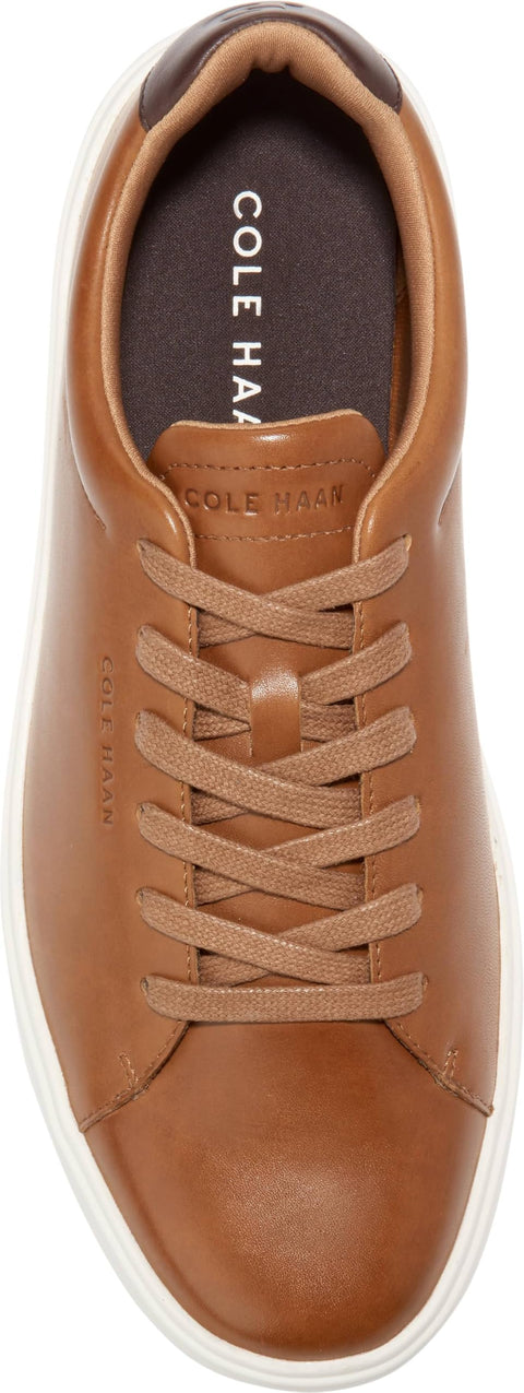 Cole Haan Mens Grand Crosscourt Traveler Sneaker, British Tan/Dark Chocolate/Egret, 10-M US