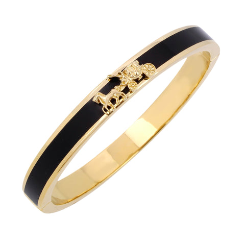 Coach Women's Signature Enamel Bangle Bracelet Coach