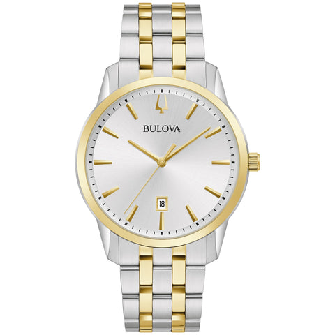 Bulova Men's Classic Sutton 3-Hand Calendar Date Quartz Watch, 40mm Bulova