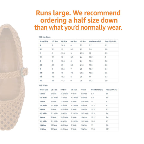 CUSHIONAIRE Weston Women’s Hand Woven Dressy Ballet Flats – Faux Leather Mary Jane with Adjustable Strap & Memory Foam, COGNAC 7