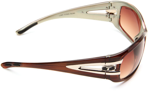 Tifosi Women's Lust Oval Sunglasses (Sagewood, Brown Gradient) Tifosi
