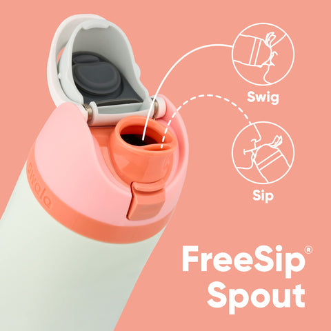 Owala FreeSip Insulated Stainless Steel Water Bottle with Straw for Sports, Travel, and School BPA-Free Sports Water Bottle, 24 oz, Denim Owala