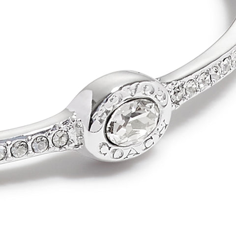 Coach Women's Signature Pave Bangle Bracelet Coach