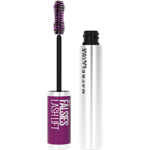 Maybelline The Falsies Lash Lift Washable Mascara Volumizing, Lengthening, Lifting, Curling, Multiplying, Eye Makeup, Blackest Black, 1 Count MAYBELLINE