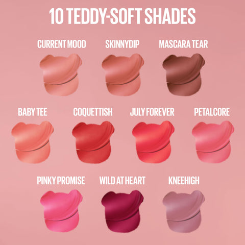 MAYBELLINE Super Stay Teddy Lip Tint, Long Lasting Matte Lipstick For Up To 12HR Wear, Wild At Heart, 1 Count MAYBELLINE