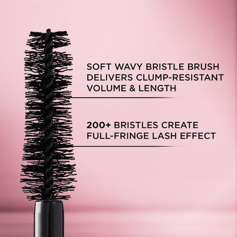 L'Oréal Paris Voluminous Mascara, Voluptuous Volume, Intense Length, Feathery Soft Lashes, No Flaking - Pack of 2