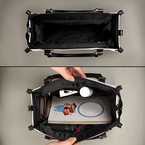 WANDER PRINTS Mothers Day Gifts - Personalized Leather Bag - Birthday, Loving Gift For Grandmother, Mother, Mom - Grandma's Little Sweethearts WANDER PRINTS