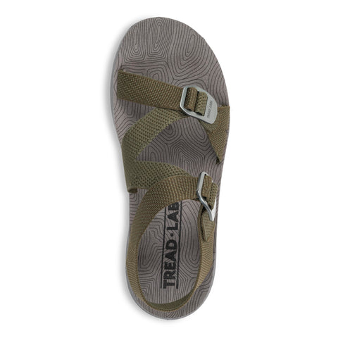 Tread Labs Men’s Redway Hiking Sandals with Arch Support, Athletic Outdoor Sandals