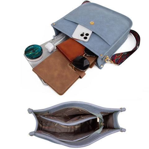 Montana West Crossbody Bag for Women Trendy Purses and Handbags Hobo Bags with 2 Adjustable Guitar Strap MWC-177JN Montana West