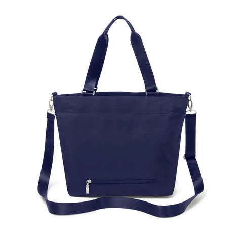 Baggallini Any Day Tote with RFID Phone Wristlet - Crossbody Tote Bag for Women - Lightweight Travel Bag Baggallini