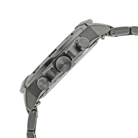 Fossil Men's Bronson Quartz Stainless Steel Chronograph Watch, Color: Smoke (Model: FS5852) Fossil