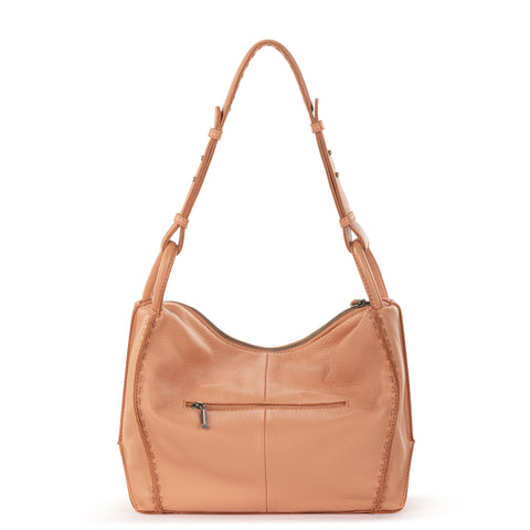 The Sak Los Feliz Hobo Bag - Premium Leather Women's Handbag for Everyday And Travel, Durable, Large Purse With Shoulder Bag Strap And Zipper Pocket, Nectar The Sak