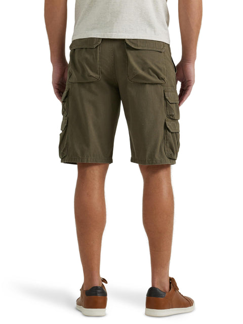 Wrangler Authentics Men's Premium Twill Cargo Short (Bennard), Grapeleaf, 36 Wrangler Authentics