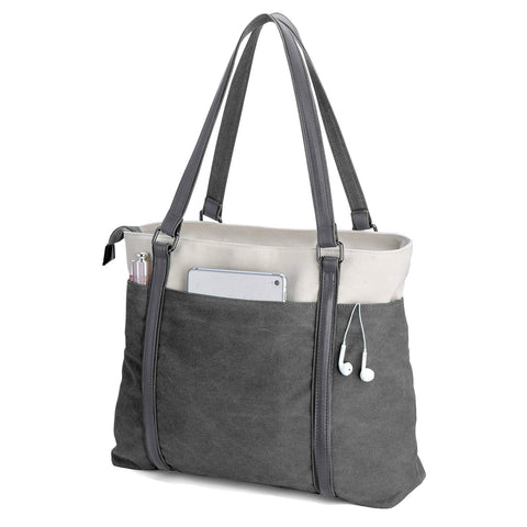 Women's Work Bag with Laptop Compartment Zipper Pockets Teacher Totes Purse BAG WIZARD