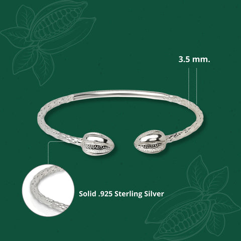 Better Jewelry Large Pointy Bulb End .925 Sterling Silver West Indian Bangles (PAIR) Better Jewelry