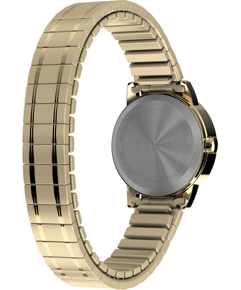Timex Women's Easy Reader 25mm Watch - Gold-Tone Expansion Band White Dial Gold-Tone Case Timex