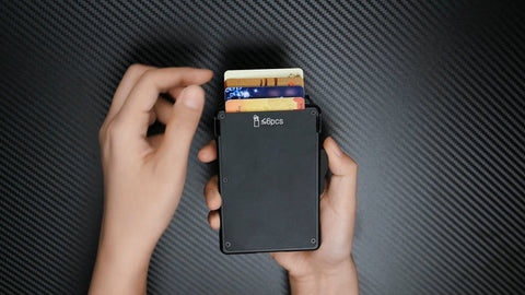 umoven Wallet for Men - with Money Clip Slim Leather Slots Credit Card Holder RFID Blocking Bifold Minimalist Wallet umoven