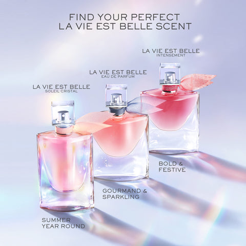 Lancôme La Vie Est Belle Eau de Parfum Women's Perfume Set - Long Lasting Fragrance with Notes of Iris, Patchouli, Warm Vanilla & Spun Sugar - Includes Full Size 1.7 Fl Oz & Travel Size .34 Fl Oz Lancôme