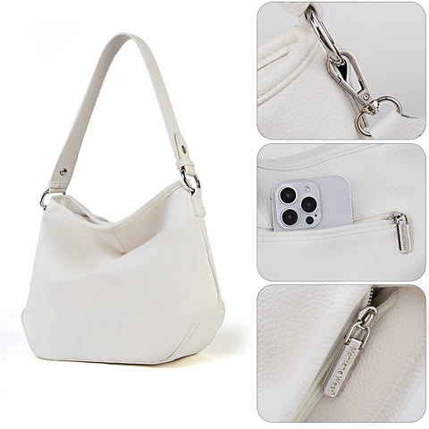 Montana West Hobo Bags for Women Purses and Handbags Top Handle Shoulder Bags with Adjustable Guitar Strap MWC-085BWT Montana West