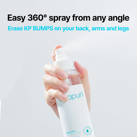 Seapuri Soothing Body Mist, Skin Cell Improvement, 3-Second KP Remover, Body exfoliate, BIO Balance-PSI, Dead Skin Healer, Icelandic Glacial Water, KP Remover, Moisturizer (200ml / 6.76 fl.oz.) Seapuri