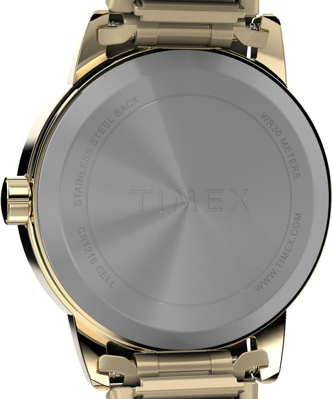 Timex Women's Easy Reader 25mm Watch - Gold-Tone Expansion Band White Dial Gold-Tone Case Timex