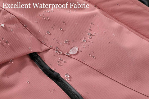 SUOKENI Women's Waterproof Warm Winter Snow Coat Hooded Raincoat Ski Snowboarding Jacket SUOKENI