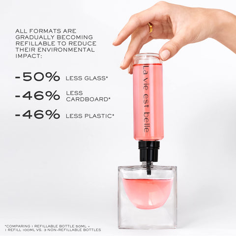 Lancôme La Vie Est Belle Eau de Parfum - Long Lasting Fragrance with Notes of Iris, Earthy Patchouli, Warm Vanilla & Spun Sugar - Floral & Sweet Women's Perfume, 3.4 Fl Oz Lancôme