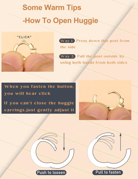 LOLIAS Flat Back Earrings for Women Hypoallergenic Surgical Steel Earrings for Sensitive Ears-20G Cartilage Earring Stacks 14K Gold Plated Hoops Flatback Stud Earring Sets for Multiple Piercing 14K Gold Plated