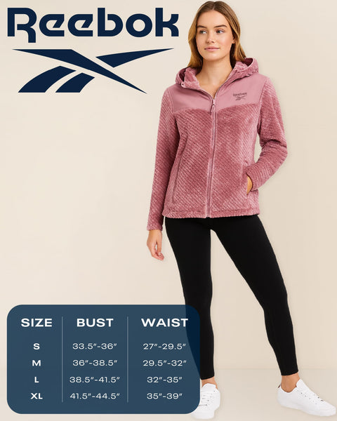 Reebok Womens Long Puffer Coat - Midweight Long Parka Length Quilted Snow Winter Jackets for Women (Also in Plus Size 1X-3X), Size 1X, Black Ink