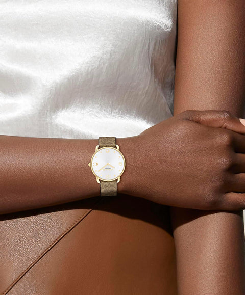 Coach Elliot Women's Watch | Elegant and Sophisticated Stles Combined | Premium Quality Timepiece for Everyday Wear | Water Resistant | (Model 14504205) Coach