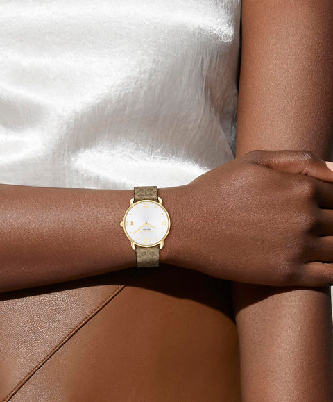Coach Elliot Women's Watch | Elegant and Sophisticated Stles Combined | Premium Quality Timepiece for Everyday Wear | Water Resistant | (Model 14504205) Coach