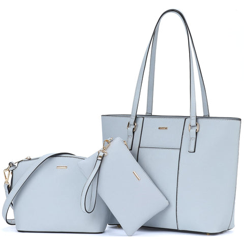 LOVEVOOK Purses for Women Fashion Handbags Tote Bag Shoulder Bags 3pcs LOVEVOOK