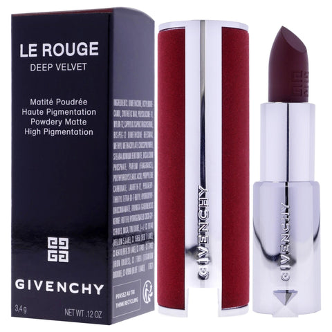 Givenchy Le Rouge Deep Velvet Matte Lipstick - N38 Grenat Fume for Women - 0.11 oz Lipstick Givenchy