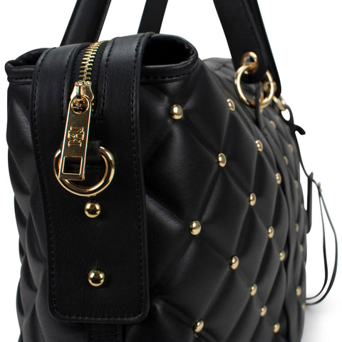 Badgley Mischka Modern 20" L x 8" W x 13" H Quilted Vegan Leather Travel Tote Weekender Bag Badgley Mischka