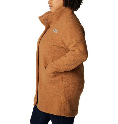 Columbia Women's Panorama Long Jacket, Camel Brown, Medium