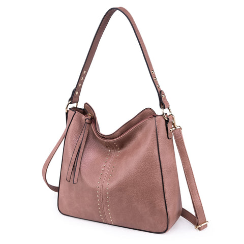 Montana West Hobo Bag for Women Designer Purses and Handbags Ladies Chic Tote Shoulder Bags,MWC-128-D.PK Montana West