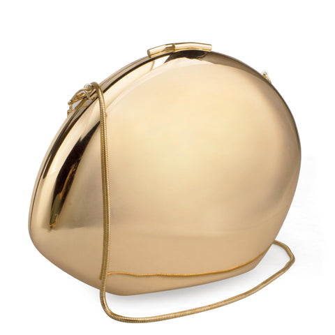 YYW Evening Clutch Purse for Women Metal Reflective Shoulder Bag Unique Handbag for Wedding Party Prom (Gold) YYW