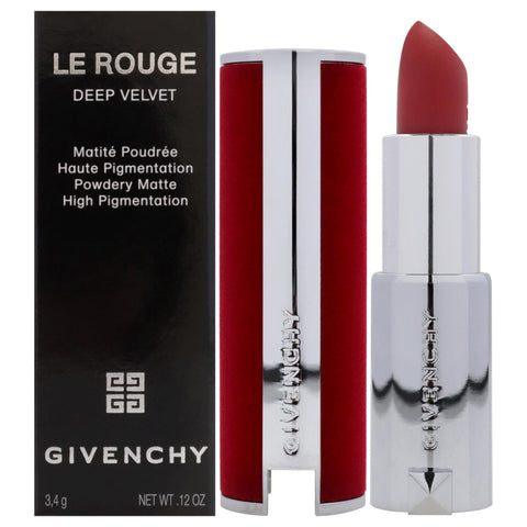 Givenchy Le Rouge Deep Velvet Matte Lipstick - N27 for Women - 0.12 oz Lipstick Givenchy