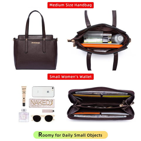 Montana West Tote Bag for Women Handbags Tote Purse with Wallet Set Shoulder Satchel Bag for Women 3pcs MWC3-C032WCF Montana West