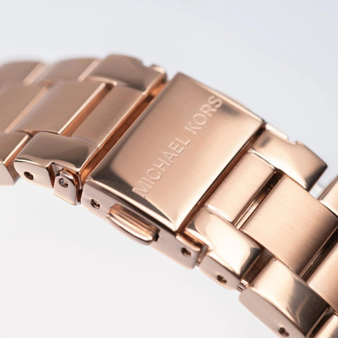 Michael Kors Ritz Chronograph Rose Gold-Tone Stainless Steel Women's Watch (Model: MK6357) Michael Kors