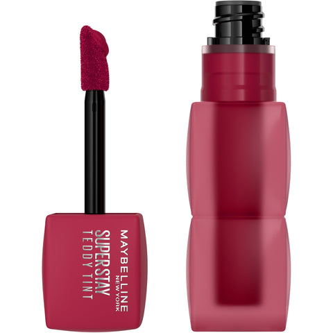 MAYBELLINE Super Stay Teddy Lip Tint, Long Lasting Matte Lipstick For Up To 12HR Wear, Wild At Heart, 1 Count MAYBELLINE