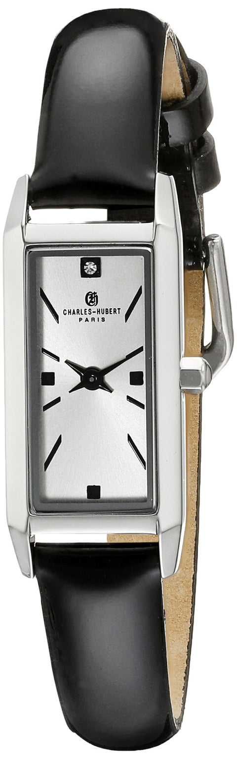 Charles-Hubert, Paris Women's 6911-W Premium Collection Analog Display Japanese Quartz Black Watch CHARLES-HUBERT PARIS