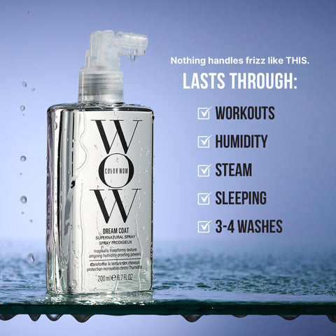 COLOR WOW Dream Coat Supernatural Spray, 6.7 Fl Oz – Keep Your Hair Frizz-Free and Shiny No Matter the Weather with Award-Winning Anti-Humidity Treatment COLOR WOW