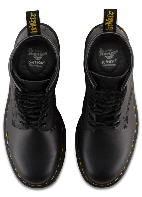 Dr. Martens 1460 Originals 8-Eye, Unisex, Black, Soft Toe, Slip Resistant, 6 Inch Work Boot (10.0 MW)