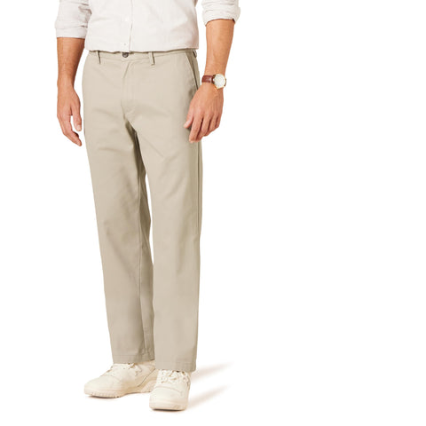 Amazon Essentials Men's Classic-Fit Wrinkle-Resistant Flat-Front Chino Pant (Available in Big & Tall), Khaki Beige, 36W x 34L