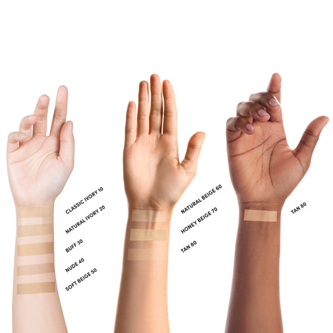 Neutrogena Mineral Sheers Loose Powder Makeup Foundation, Lightweight Face Makeup, Sheer to Medium Buildable Coverage, Sensitive Skin Foundation with Vitamins A, C, & E, Natural Ivory 20, .19 oz