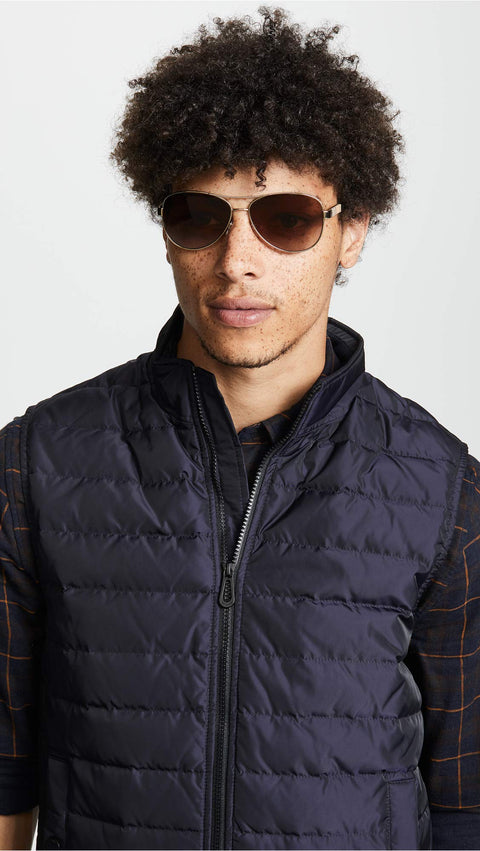 Burberry BE3080 - 114513 Sunglasses LIGHT GOLD W/ BROWN GRADIENT Lens 59mm